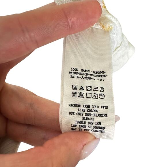 Free People Mix It Up Mixed Floral Print V-neck Babydoll Mini Dress *UPCYCLED* - Picture 14 of 14